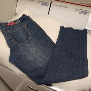 Freestyle Revolution Denim Jeans Sz 13 Embroidered